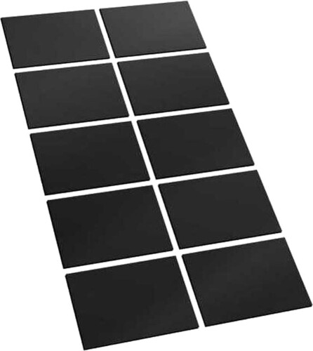 グリーンスタッフワールド マグネットシート 長方形50mm×75mm (粘着剤付) 10枚 ホビー用素材 GSWD-10859