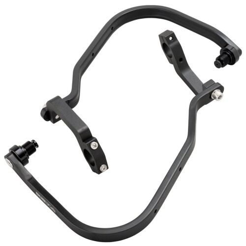 ジータレーシング(ZETA RACING) CRF1000L/ADV Sports/DCT '16-19, CRF1100L/ADV Sports ES/DCT '20-23 AFRICA TWIN アドベンチャーアーマーハンドガード ブラック 純正ハンドルバー専用設計 ボルトオン 高剛性アル