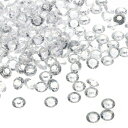 PATIKIL 1000個 アクリルダイヤモンド花瓶フィラー プラスチック製 10mmの偽の水晶ジェム ウェディングテーブルの散布ダイヤモンド ウェディングデコレーション ブ ライダルシャワーパー