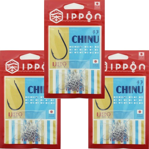 IPPON (一本) チヌ 1号 サビナスコート 50本入 3袋セット
