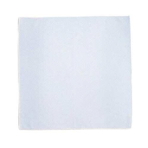 アイ・エス 包むとポーチになる くっつきタオル 47×47cm ブルーストライプ IKT-BS-470