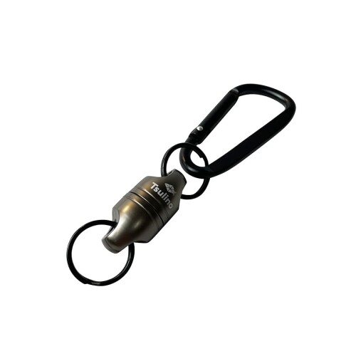 カラビナ付きマグネットリリーサー ブラウン