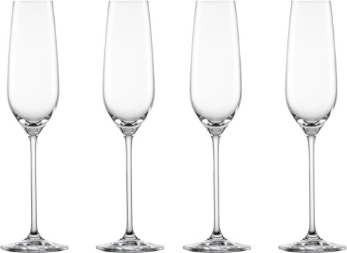 ツヴィーゼル グラス(ZWIESEL GLAS) シャンパングラス 割れにくい フォルティシモ シャンパン・スパークリングワイン用 シャンパン 4個 マシンメイド l123686