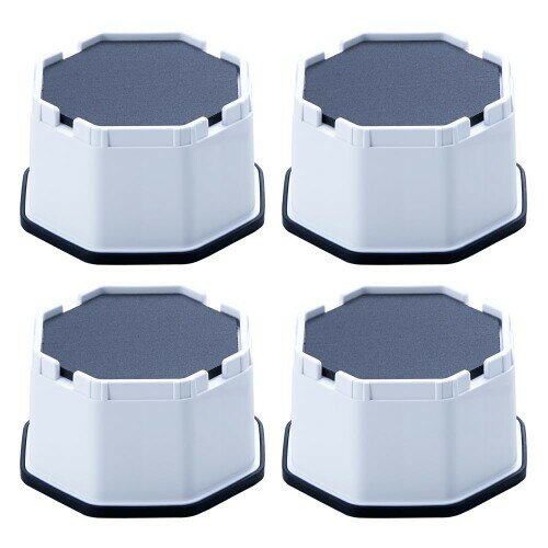 AKO-13 洗濯機の高さをあげる足 ドラム式対応 防振マット付 高さ調整 防音 防振 傷防止 置き台 振動 台..