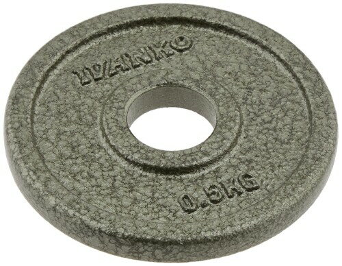 IVANKO(イヴァンコ) スタンダードペイントイージーグリッププレート 0.5kg ブラック ウェイトプレート