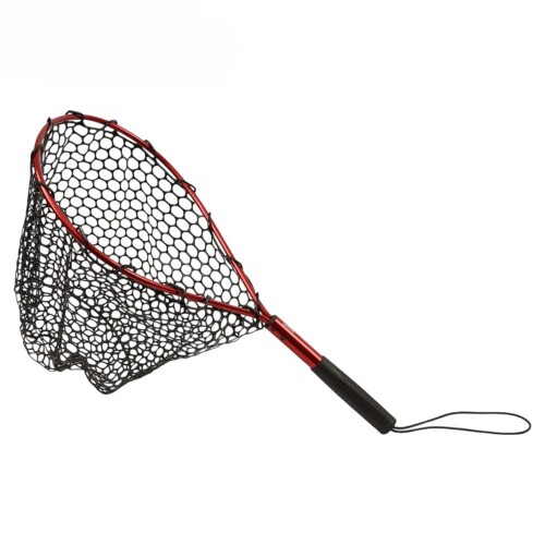 XOOX ラバーランディングネット ショート M レッド