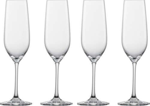 ツヴィーゼル グラス(ZWIESEL GLAS) シャンパングラス 割れにくい フォルテ シャンパン・スパークリングワイン用 スパークリングワイン EP 4個 マシンメイド l123616