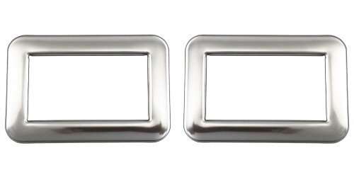 BRIGHTZ アルファード AGH40W AGH45W ステンレスセカンドシートコントロールスイッチリング 2PC サテン..