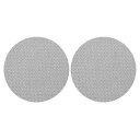 エスプレッソパックスクリーン、厚さ1mm 150μmステンレス鋼 2個コーヒー再利用可能フィルターラウンド多層コーヒーフィルターメッシュプレートエスプレッソポル...