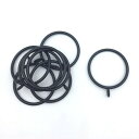スライドリング カーテンリング 内径50mm ブラック 直径45mmまでのポールに適用 20個入り