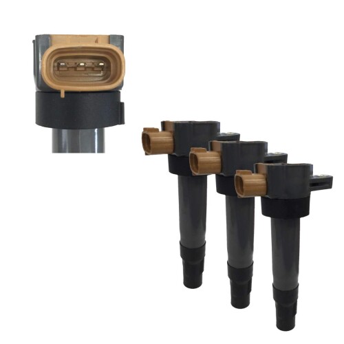 イグニッションコイル 3本 ジムニー ワゴンR MRワゴン Kei キャリィ エヴリィ ツイン アルト IGC02-3_3340076G00