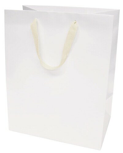 インディゴ(indigo) ラッピング 手提袋 ワイドバッグL ホワイト PC234