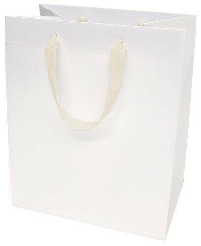 インディゴ(indigo) ラッピング 手提袋 ワイドバッグM ホワイト PC233