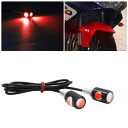 Aoling イーグルアイ 12V 大玉 LED 15MM M10 デイライト 車 LED牛目 スポットライト 明るい ボルト型 埋め込みタイプ 2灯式 金属外...
