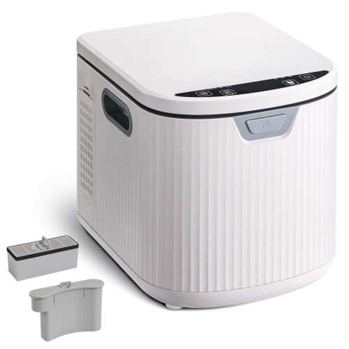 Euker 生ゴミ処理機 2.5L フィルター2個入 90%ゴミ削減 静音 密閉防臭 温風乾燥式 自動洗浄機能 生ごみ減量乾燥機 助成金対象