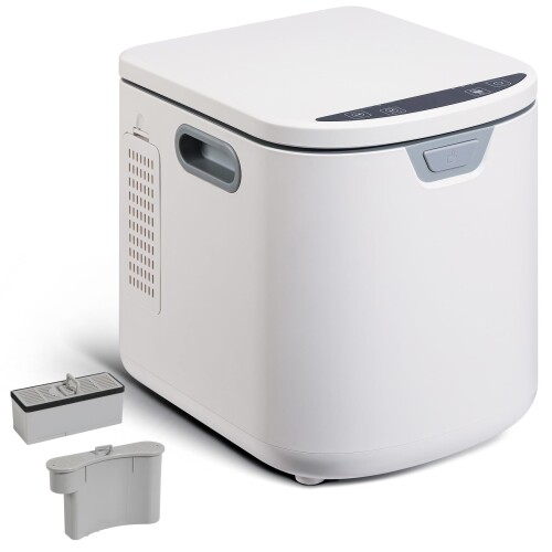 Euker 生ゴミ処理機 3.5L フィルター2個入 90%ゴミ削減 静音 密閉防臭 温風乾燥式 自動洗浄機能 生ごみ減量乾燥機 助成金対象