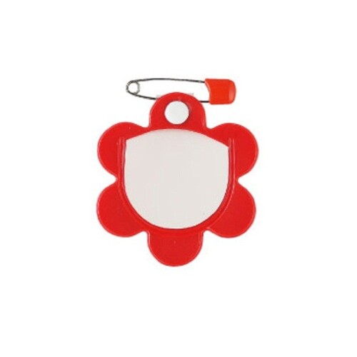 西敬 梅型名札 10個入 赤 K-17R