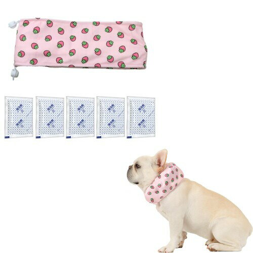 MILASIC ペット クールバンダナ 中型犬対応 ネッククーラー 保冷スカーフ 冷却グッズ 夏用 ひんやり 首..