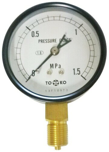 TOKO 圧力計 径75 1.5MPa AE-ATG3/875×1.5MPa