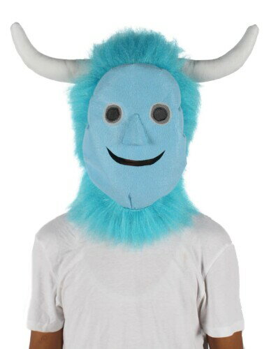 Wigs2you メンズ H-5599 ブルースケアモンスターウィッグとマスク ロング 合成ファイバー