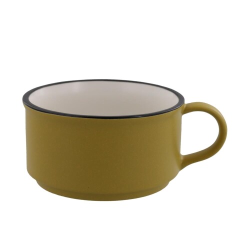 EAST table(イーストテーブル)スタックスープカップ マスタード 320cc CAFEマット 913-010-03 日本製 ..