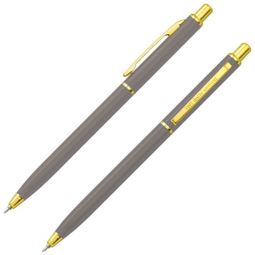 IWI ゲルインクボールペン 0.5 デイリーライティング ウォームグレイ IWI-9F060-82G