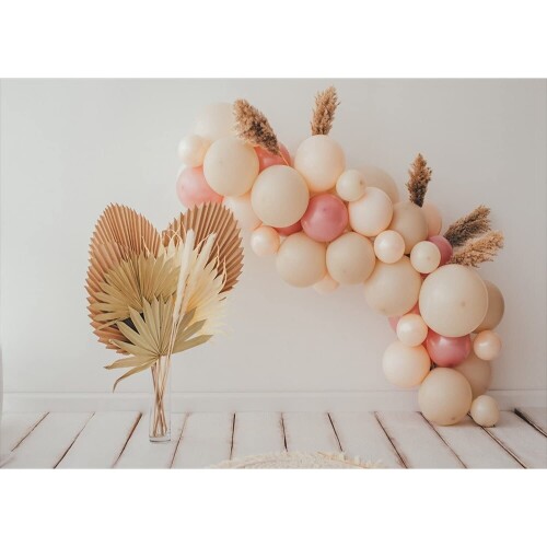 バック紙 背景紙 誕生日 装飾 バルーン 新生児 パーティー 1歳 one ケーキ 壁紙 デコレーション バナー 写真撮影 スタジオ フォト ブース ベビー (27415-27666) Style-16 ビニール180x120cm