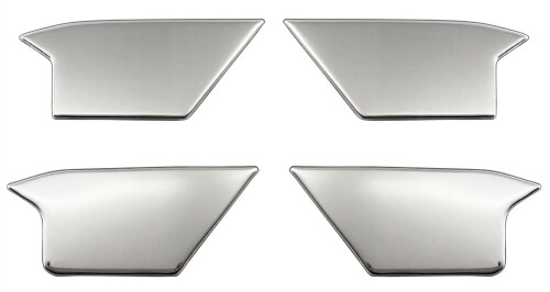 BRIGHTZ ゴルフR CDDNFF 超鏡面ステンレスメッキインナードアハンドルカバー 皿 4PC CDDVW ゴルフ R