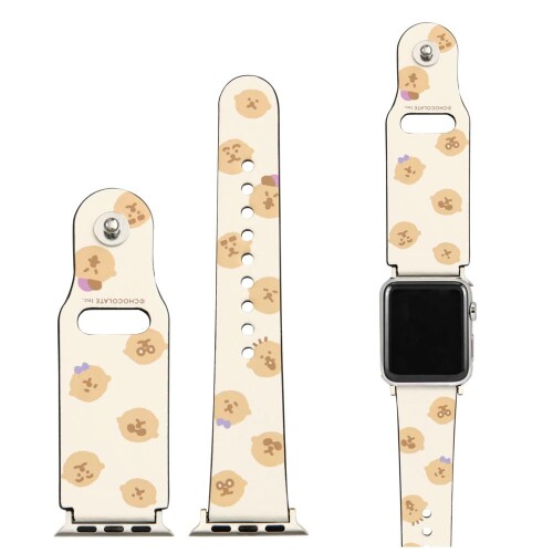 (グランサンク) AppleWatch バンド 45/44/42mm ラッコズ 交換ベルトメンズ レディース キャラクター アップルウォッチ 軽量