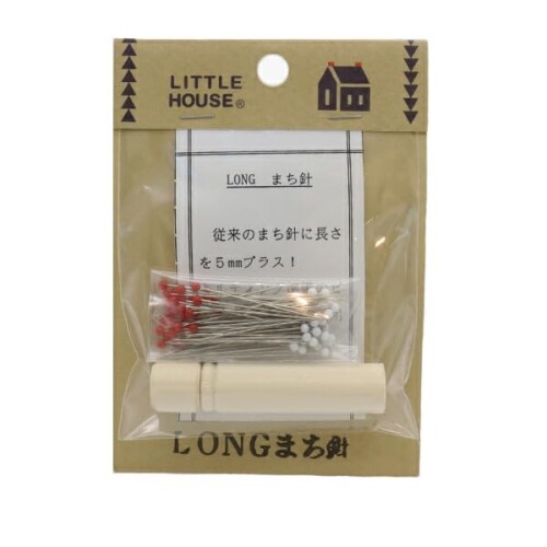 金亀糸業 待ち針 『LITTLE HOUSE (リトルハウス) LONG待ち針 441040』