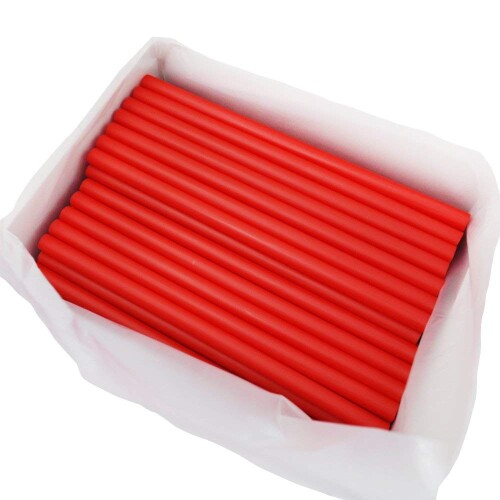 アートナップ タピオカストロー 250本入 レッド 裸 32150102