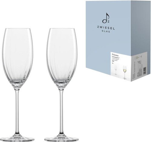 ツヴィーゼル グラス(ZWIESEL GLAS) シャンパングラス 割れにくい プリズマ シャンパン・スパークリングワイン用 シャンパン 2個ペア マシンメイド m122330