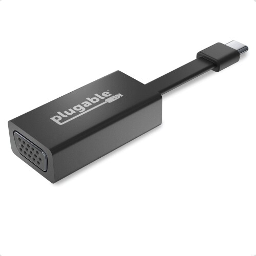 Plugable USB-C - VGA Ѵץ 1920x1200 60Hz ޤǤб Thunderbolt 3 бƥ...