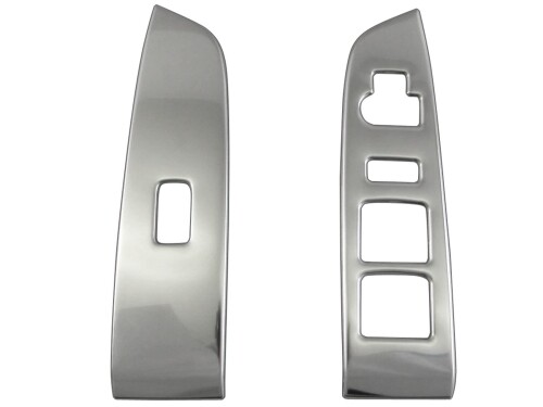 BRIGHTZ ソリオ 07 27 37 47 ステンレスウィンドウスイッチカバー 2PC サテンシルバー MA27S MA37S MA4..