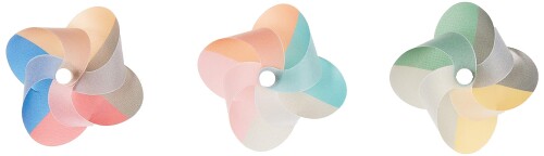 アッシュコンセプト (h concept) +d Kaze guru ma カゼグルマ (3個入り) パターン（柄）風車 マグネッ..