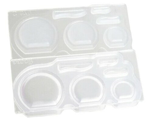 亀島商店 ソフトモールド 和菓子シリーズ 半月皿＆菓子切りようじ ホビー用ツール C-870