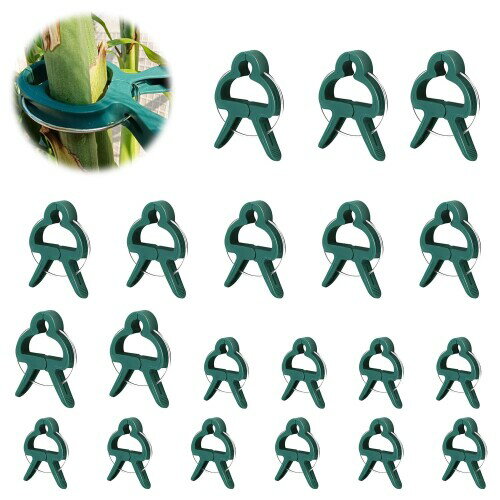 ADOFUN 植物クリップグリーン プラスチック クリップ