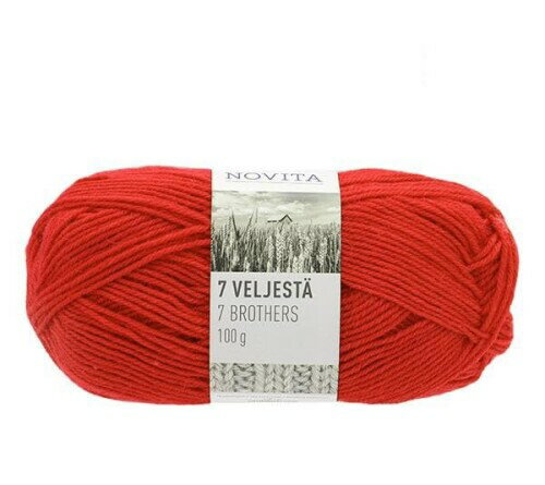 NOVITA ノヴィタ ノビータ 秋冬毛糸 『7BROTHERS 549番色 クリスマス』