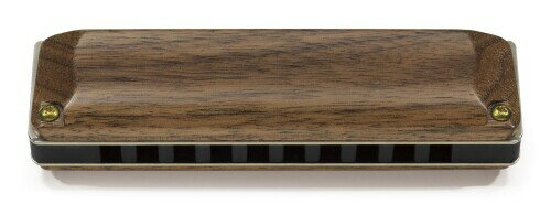 SUZUKI スズキ 10穴ハーモニカ MANJI木製カバーモデル M-20W E調