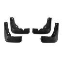 X AUTOHAUX Mazdaに対応アクセラ(セダン)2014-2017用フロントおよびリアマッドフラップスプラッシュガードマッドガード1セットW / マウントアクセサリー