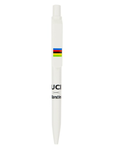 Santini(サンティーニ) UCI公式 エコ(再生樹脂製)ボールペン OFFICIAL UCI PEN ホワイト UMPEN-UCI