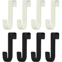 フック S字フック ゴミ袋ハンガー ドアハンガーフック 扉 引っ掛け タオル 戸棚のドアハンガー ドア キッチン 玄関 浴室 洗面所 台所 クローゼット 引き出...