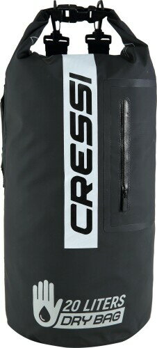(Cressi) ドライ バックパック PREMIUM DRY BAG ブラック/ブラック