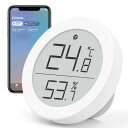 Qingping 温湿度計Tバージョン、Apple HomeKitプラットフォームに対応可能、ThreadとBluetoothの2種類の無線接続方式に対応可能、...