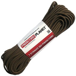 Paracord Planet MIL 仕様業務グレード 550 ポンド タイプ 3 ナイロンパラコード　無地 100 ft