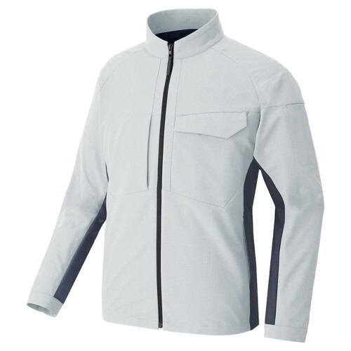 TULTEX(タルテックス) 長袖ブルゾン シルバーグレーAZ4230_003_L (男女兼用)