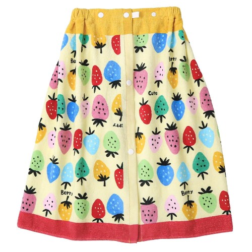 (ピンクセイル) ラップタオル 60cm キッズ プールタオル 女の子 巻きタオル 子供用 綿100％ コットン お名前タグ付 水着用品 バスタオル 120cm 着替え スイミング プール お風呂 温泉 海水浴