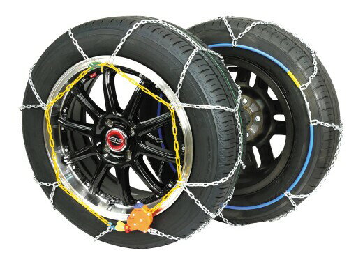 エマーソン(Emerson) アイスバーン もっとらくらくタートルチェーン 横滑りにも強い金属亀甲型 簡単取..