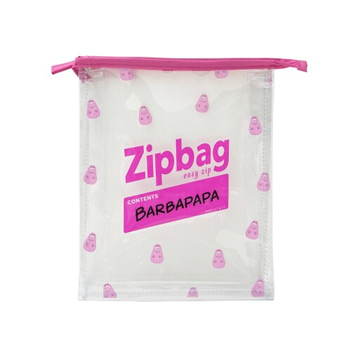 GreetingLife(グリーティングライフ) バーバパパスタンド クリア ポーチ L パターン BBZ-121