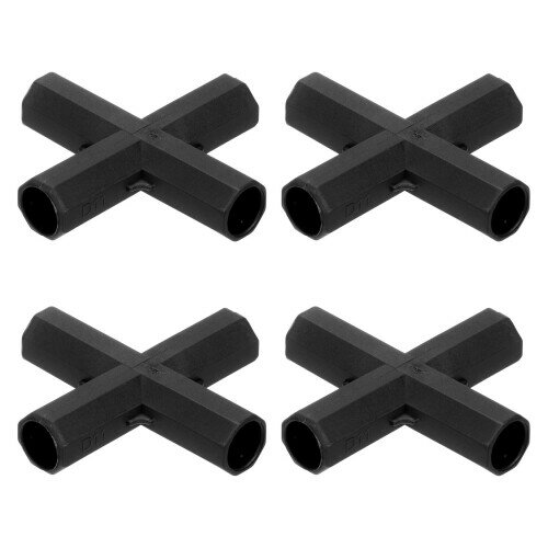 M METERXITY 12個11mmの温室フレームビルディングコネクター ブドウのトレリス/日除け小屋/ガーデニン..